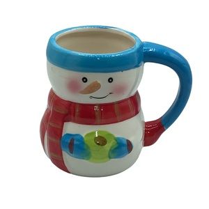 Sold! Bay Island 2017 Christmas Snowman Ceramic Coffee Water Mug Drinkware